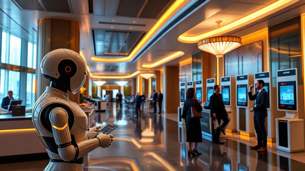 The Future of Hotel Lobby: AI Concierge and Robotic Check-In