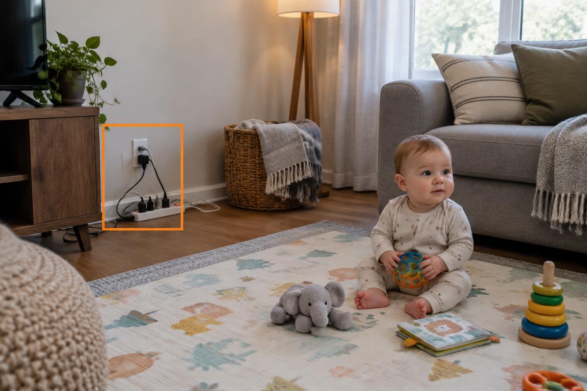Kids Guard: Electrical sockets and cables