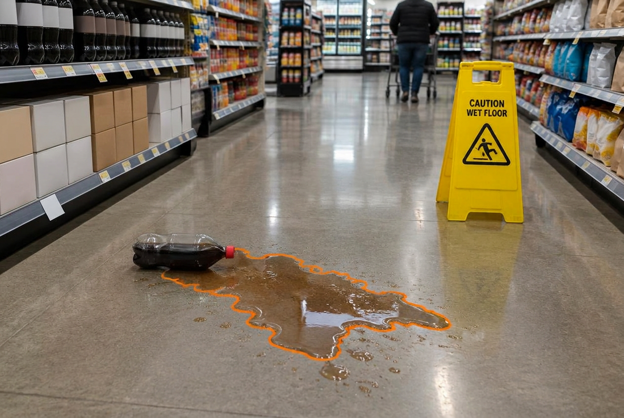 Retail Guard: Slip and fall hazards