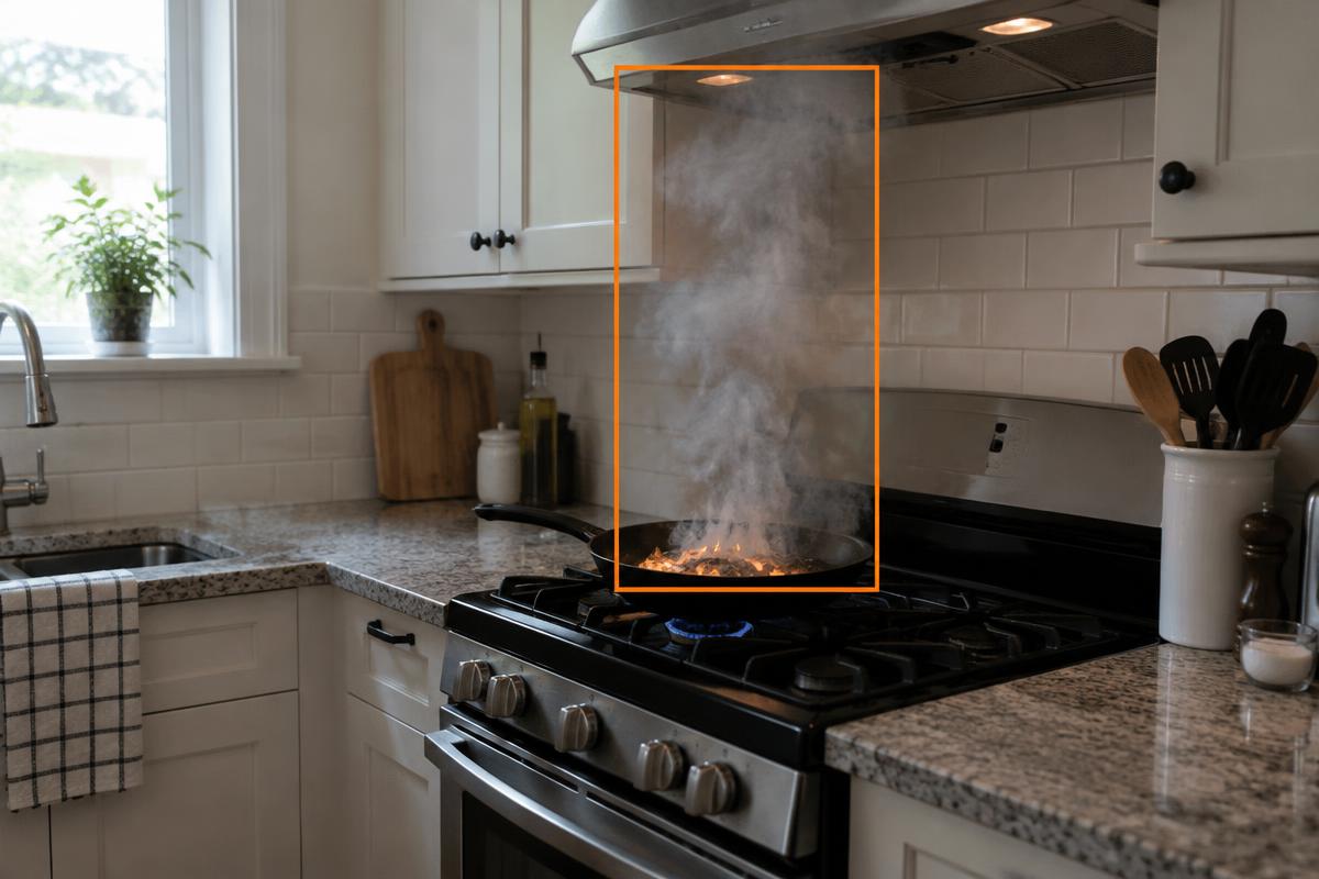 Home Safety Guard: Smoke or flame